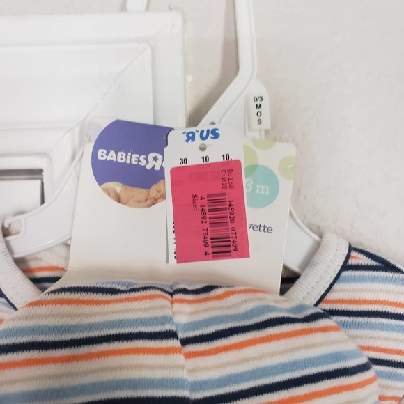 Nwt babies R Us 3 piece 0-3 months sleeper set with a deer - Picture 2 of 4